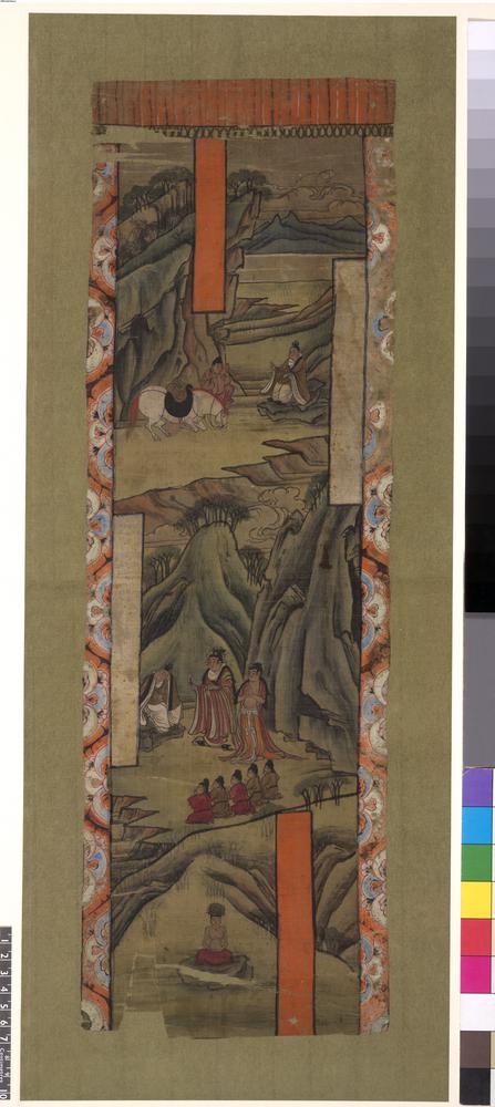 图片[1]-banner; painting; 幡(Chinese); 繪畫(Chinese) BM-1919-0101-0.97-China Archive